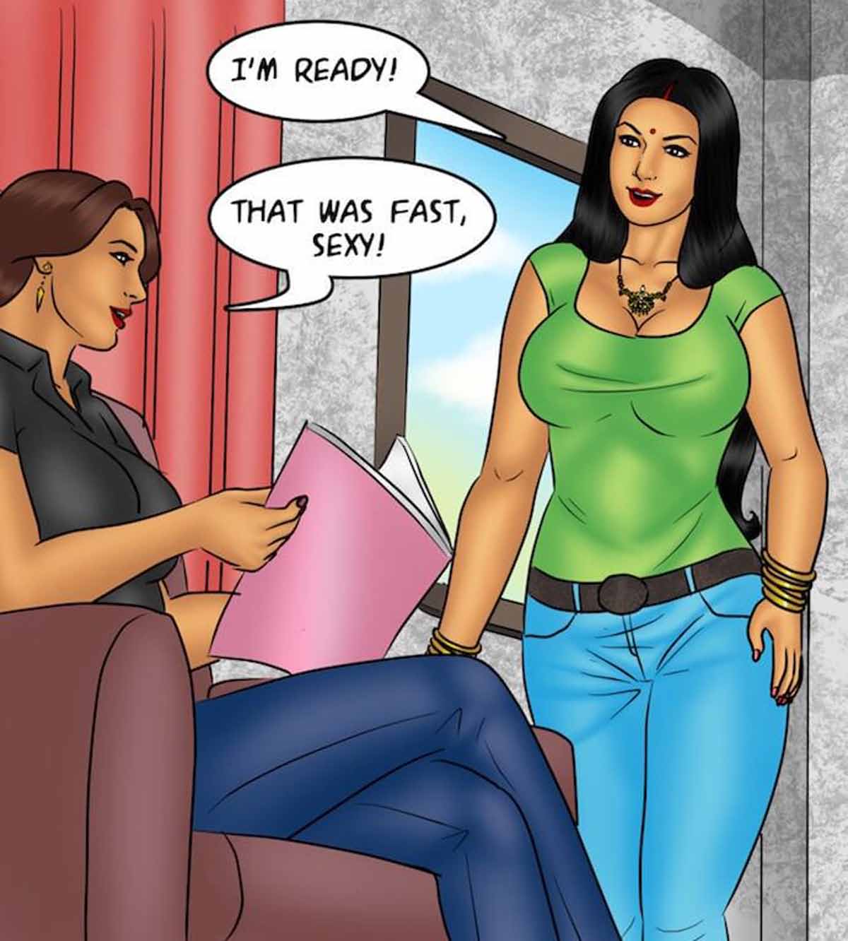 Savita Bhabhi [Kirtu] 83 . Savita Bhabhi - Girls Day Out - Chapter 83 [Kirtu] – page 9