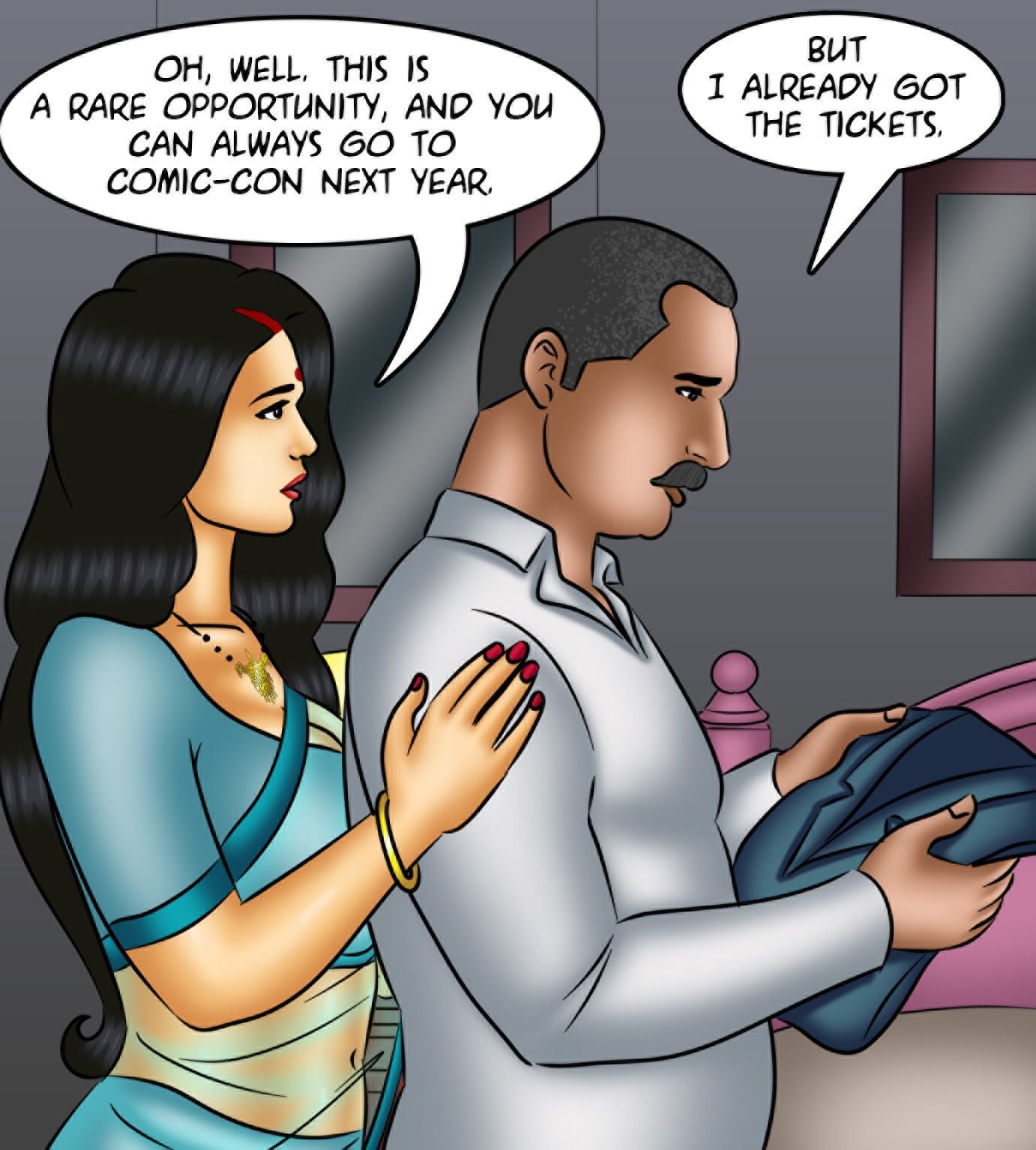 Savita Bhabhi [Kirtu] 133 . Savita Bhabhi - Comic-Con Quest - Chapter 133 [Kirtu] – page 5