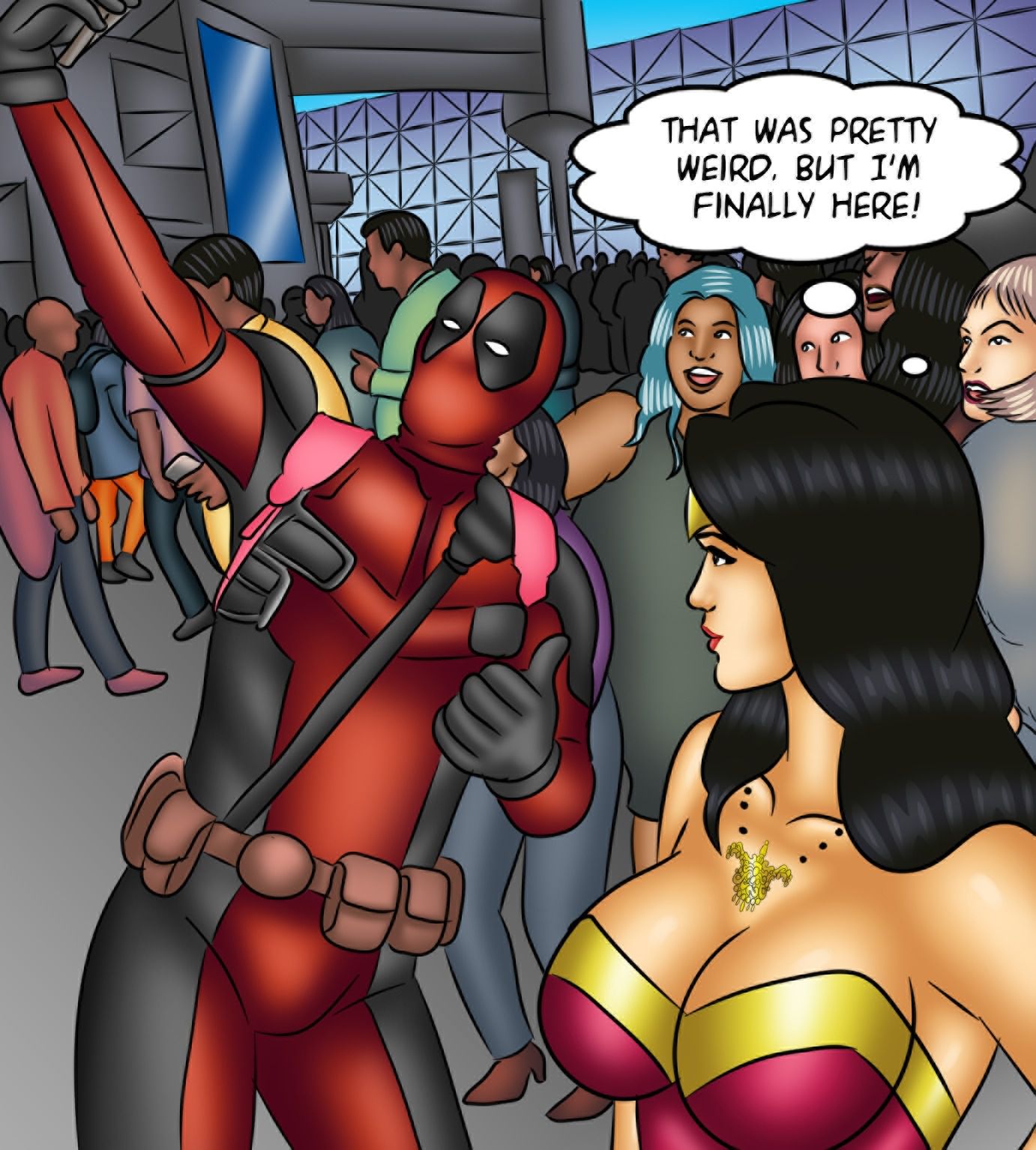Savita Bhabhi [Kirtu] 133 . Savita Bhabhi - Comic-Con Quest - Chapter 133 [Kirtu] – page 63
