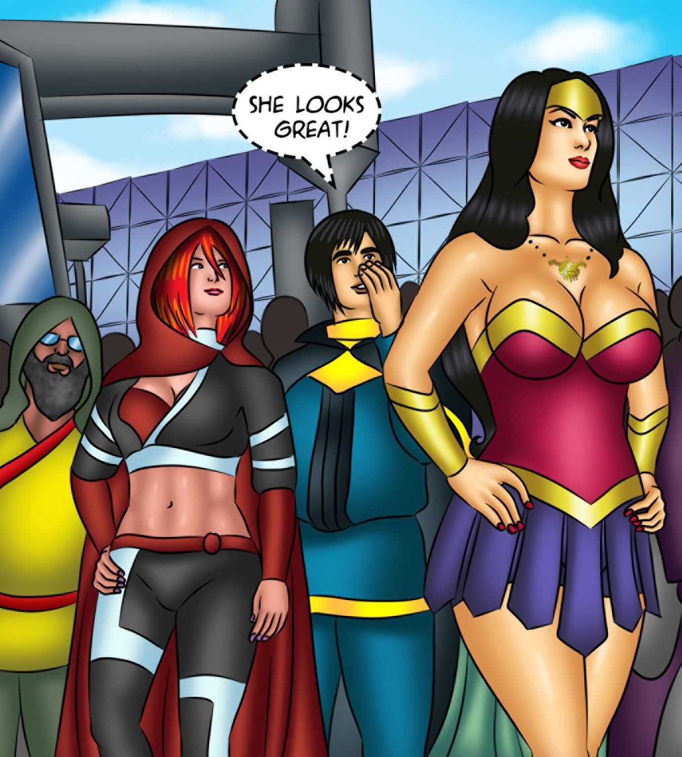 Savita Bhabhi [Kirtu] 133 . Savita Bhabhi - Comic-Con Quest - Chapter 133 [Kirtu] – page 64
