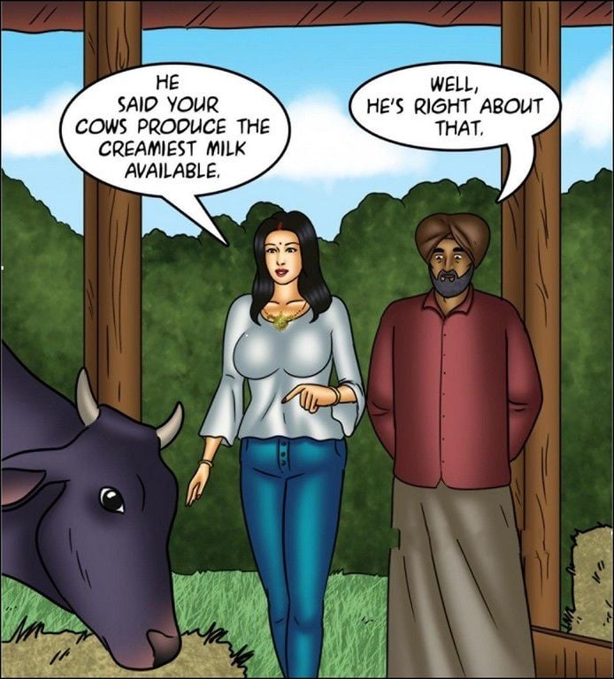Savita Bhabhi [Kirtu] 144 . Savita Bhabhi - Milking It! - Chapter 144 - LQ [Kirtu] – page 44