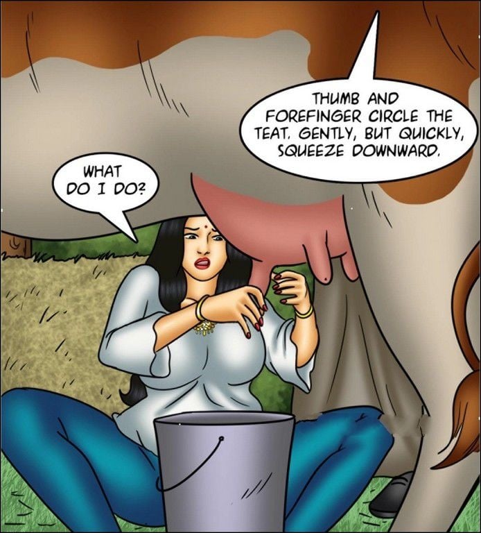 Savita Bhabhi [Kirtu] 144 . Savita Bhabhi - Milking It! - Chapter 144 - LQ [Kirtu] – page 56