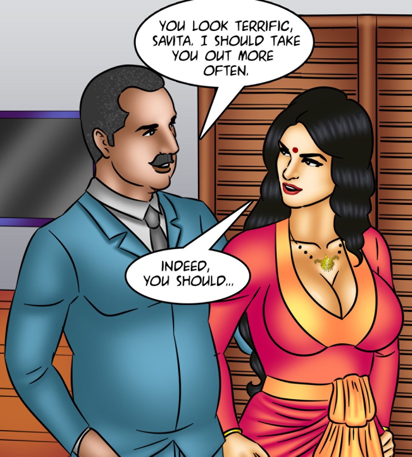 Savita Bhabhi [Kirtu] 126 . Savita Bhabhi - The Disappearing Act - Chapter 126 [Kirtu] – page 13