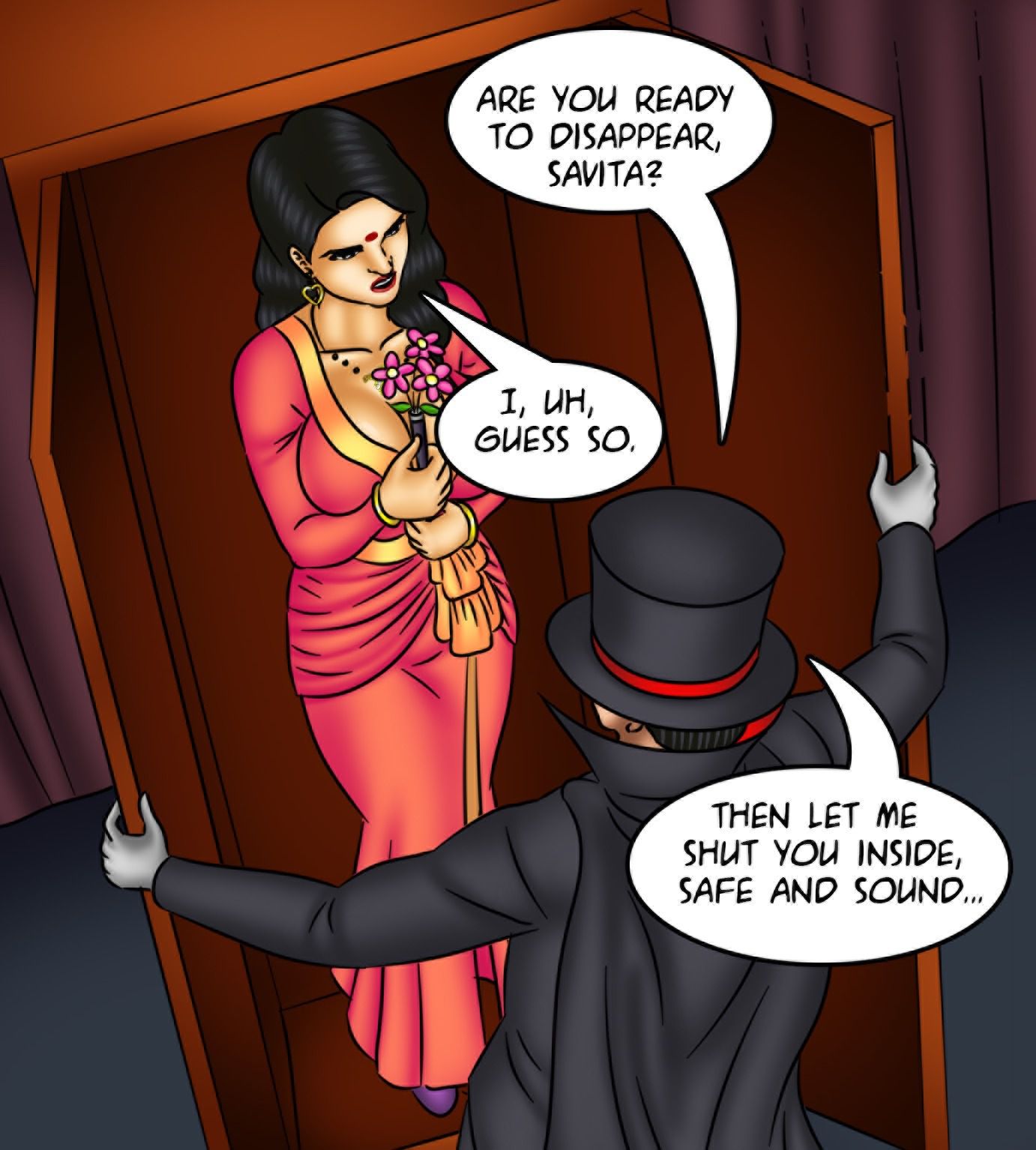 Savita Bhabhi [Kirtu] 126 . Savita Bhabhi - The Disappearing Act - Chapter 126 [Kirtu] – page 33