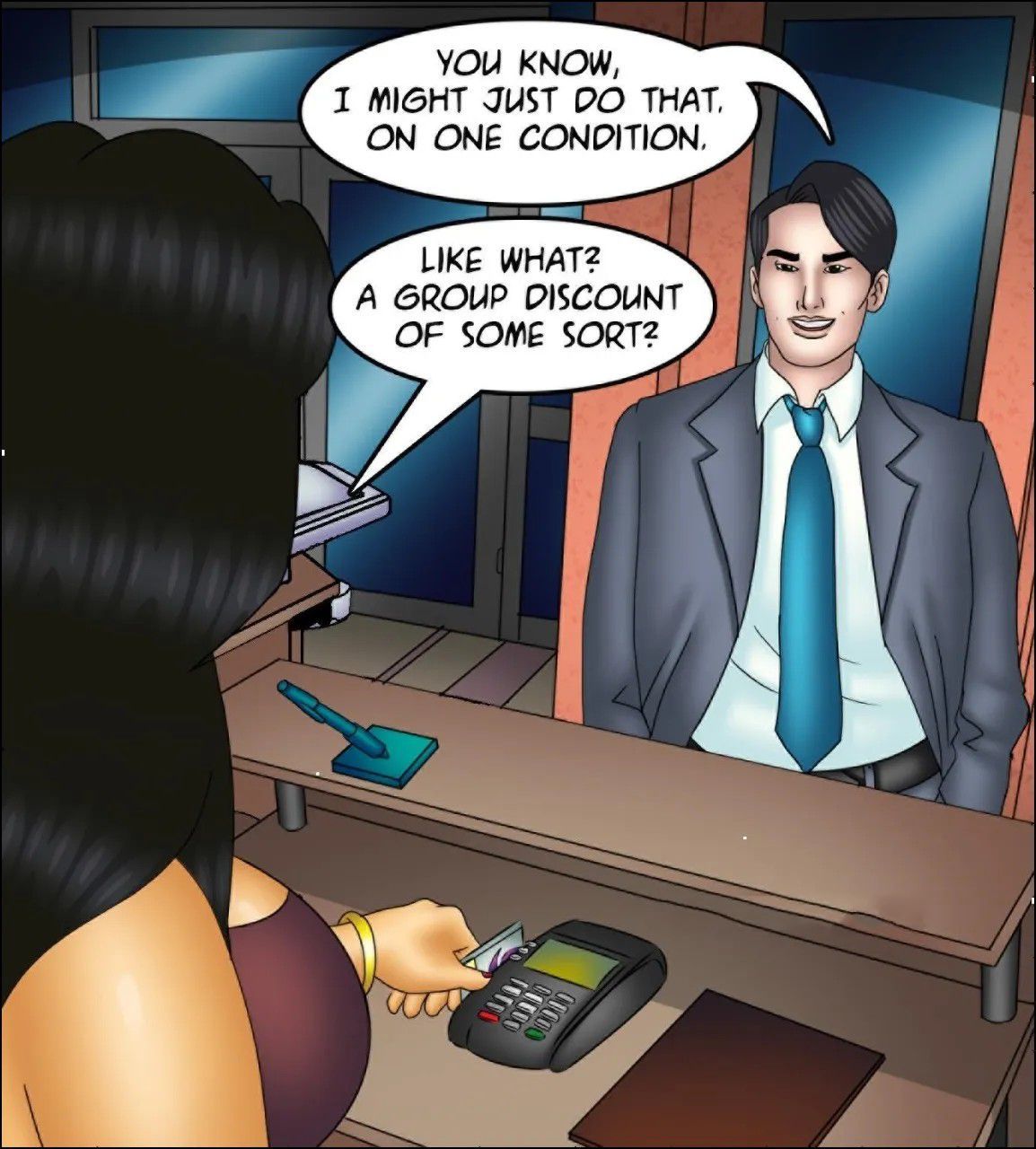 Savita Bhabhi [Kirtu] 138 . Savita Bhabhi - Aphrodisiac Snack - Chapter 138 [Kirtu] – page 34