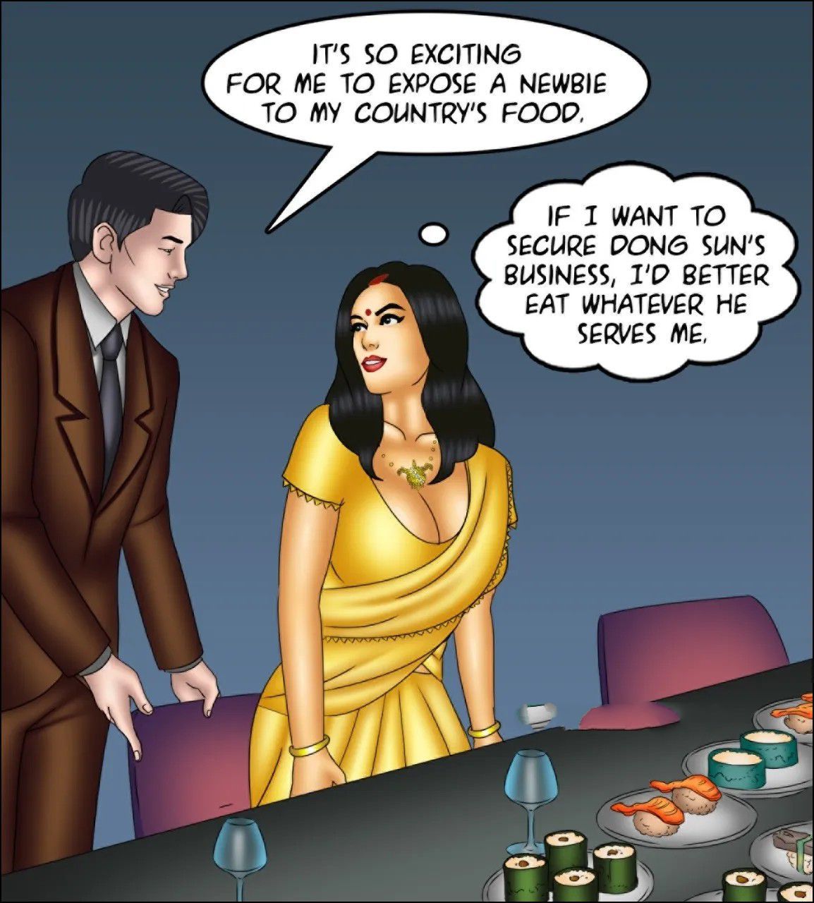 Savita Bhabhi [Kirtu] 138 . Savita Bhabhi - Aphrodisiac Snack - Chapter 138 [Kirtu] – page 41
