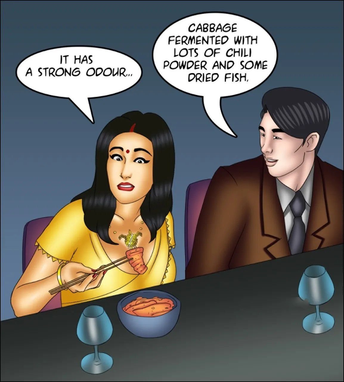 Savita Bhabhi [Kirtu] 138 . Savita Bhabhi - Aphrodisiac Snack - Chapter 138 [Kirtu] – page 44