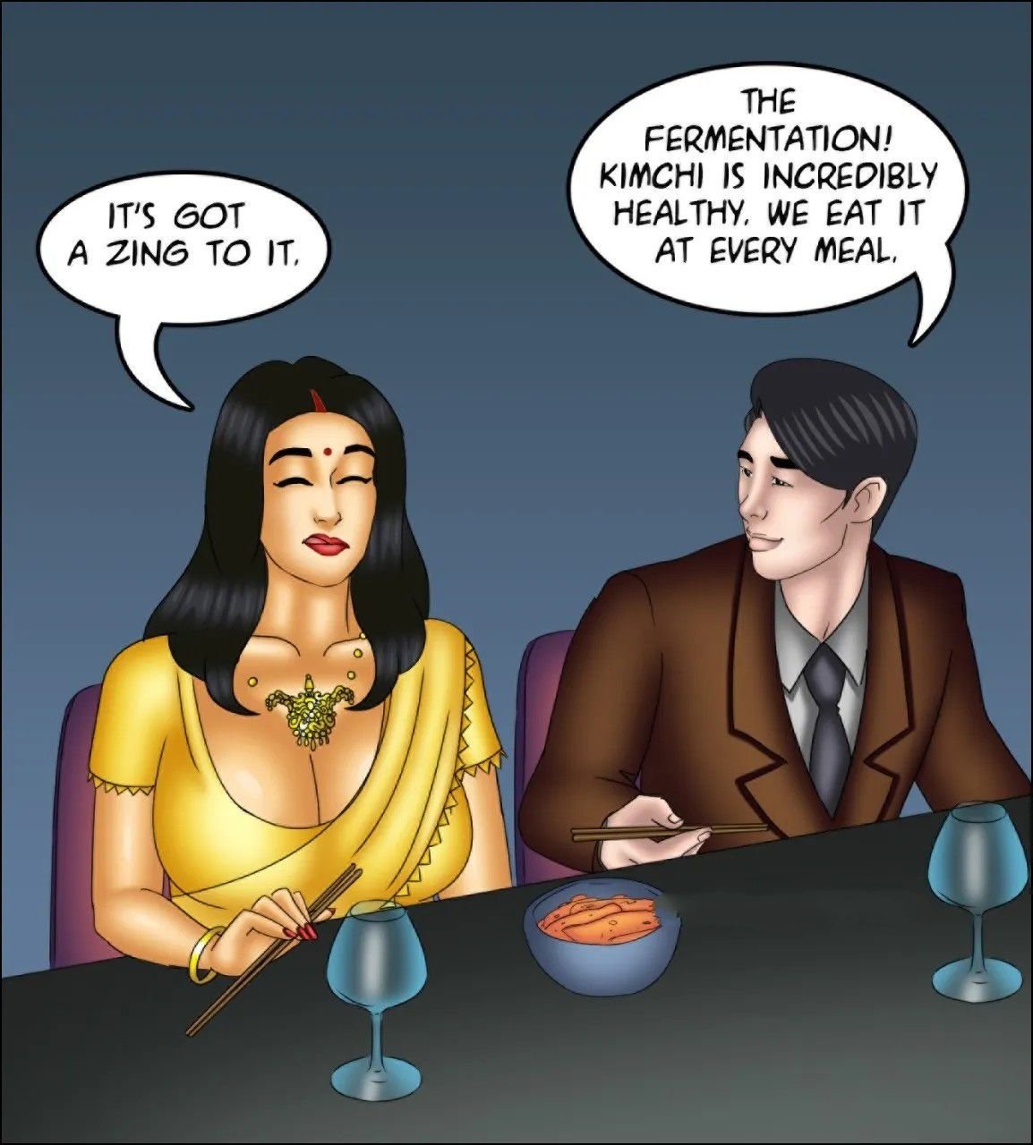 Savita Bhabhi [Kirtu] 138 . Savita Bhabhi - Aphrodisiac Snack - Chapter 138 [Kirtu] – page 48