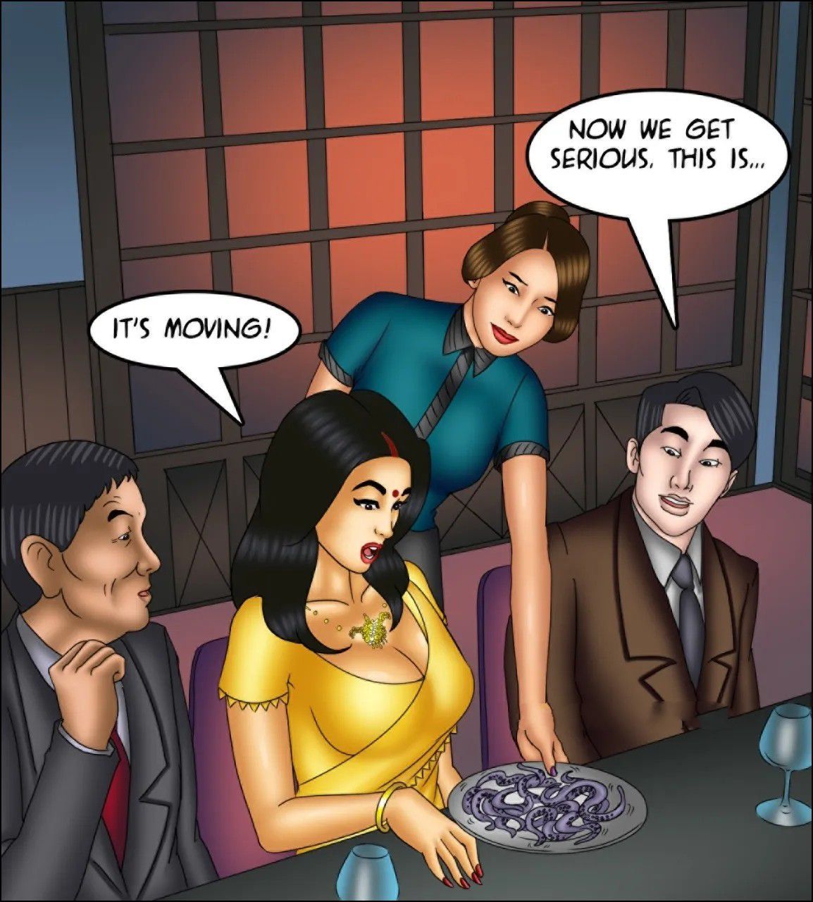 Savita Bhabhi [Kirtu] 138 . Savita Bhabhi - Aphrodisiac Snack - Chapter 138 [Kirtu] – page 49