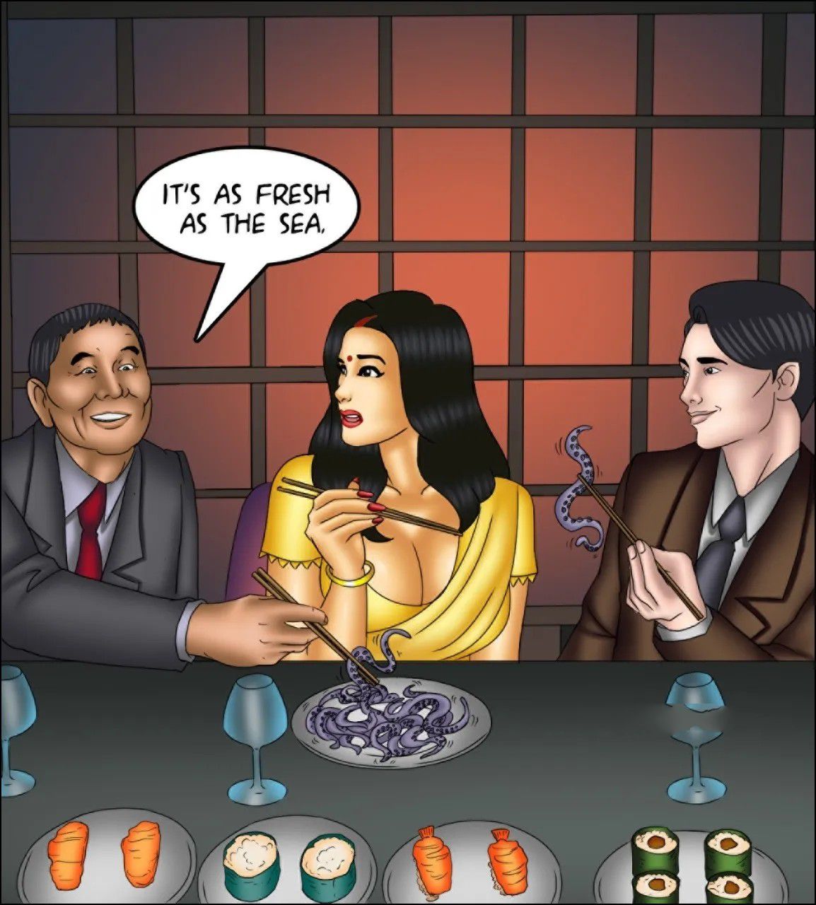 Savita Bhabhi [Kirtu] 138 . Savita Bhabhi - Aphrodisiac Snack - Chapter 138 [Kirtu] – page 51