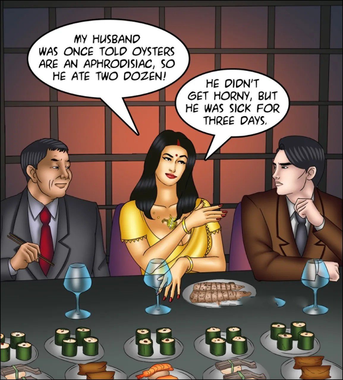 Savita Bhabhi [Kirtu] 138 . Savita Bhabhi - Aphrodisiac Snack - Chapter 138 [Kirtu] – page 57