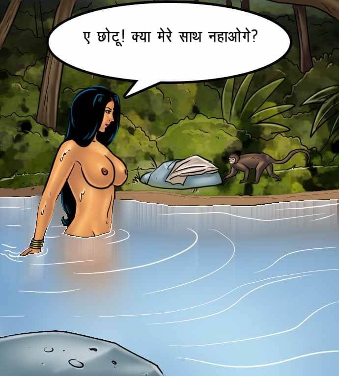 Savita Bhabhi [Kirtu] 67.5 . Savita Bhabhi - जंगल का प्यार - Chapter 67 - Hindi [Kirtu] – page 113