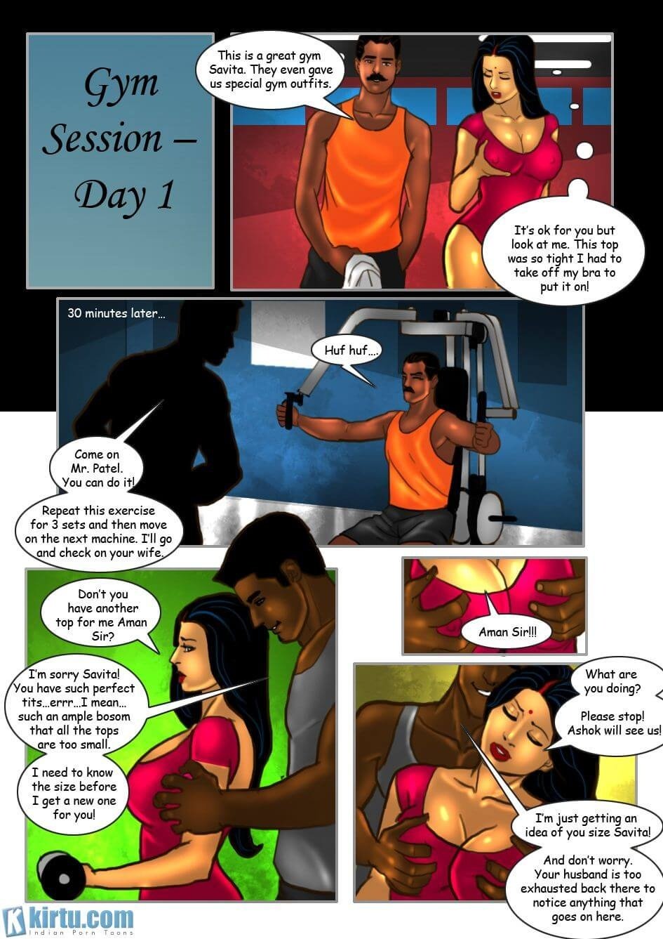 Savita Bhabhi [Kirtu] 30 . Savita Bhabhi - Sexercise - How It All Began - Chapter 30 [Kirtu] – page 7