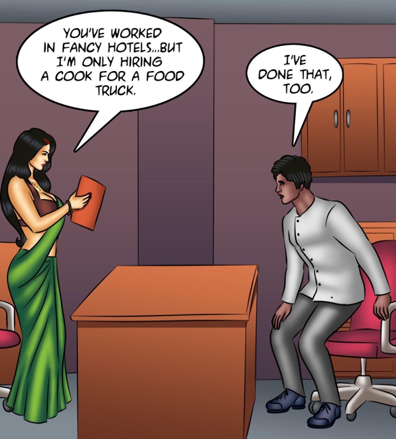 Savita Bhabhi [Kirtu] 134 . Savita Bhabhi - Sexual Misconduct - Chapter 134 [Kirtu] – page 8