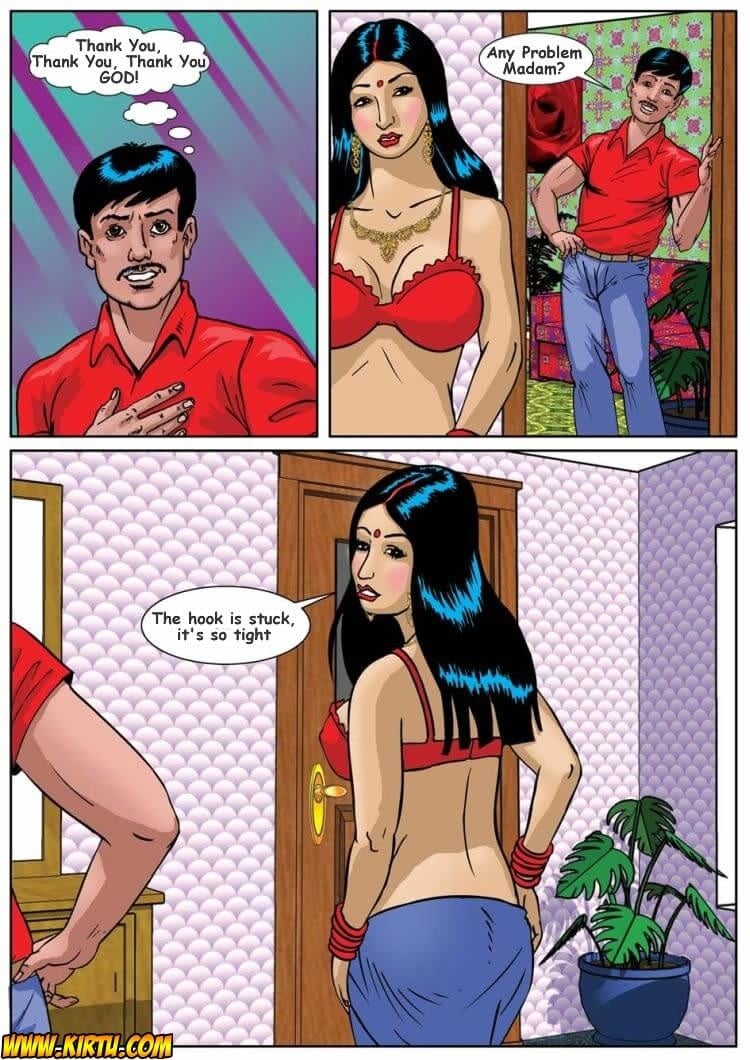 Savita Bhabhi [Kirtu] 1 . Savita Bhabhi - Bra Salesman - Chapter 1 [Kirtu] – page 14