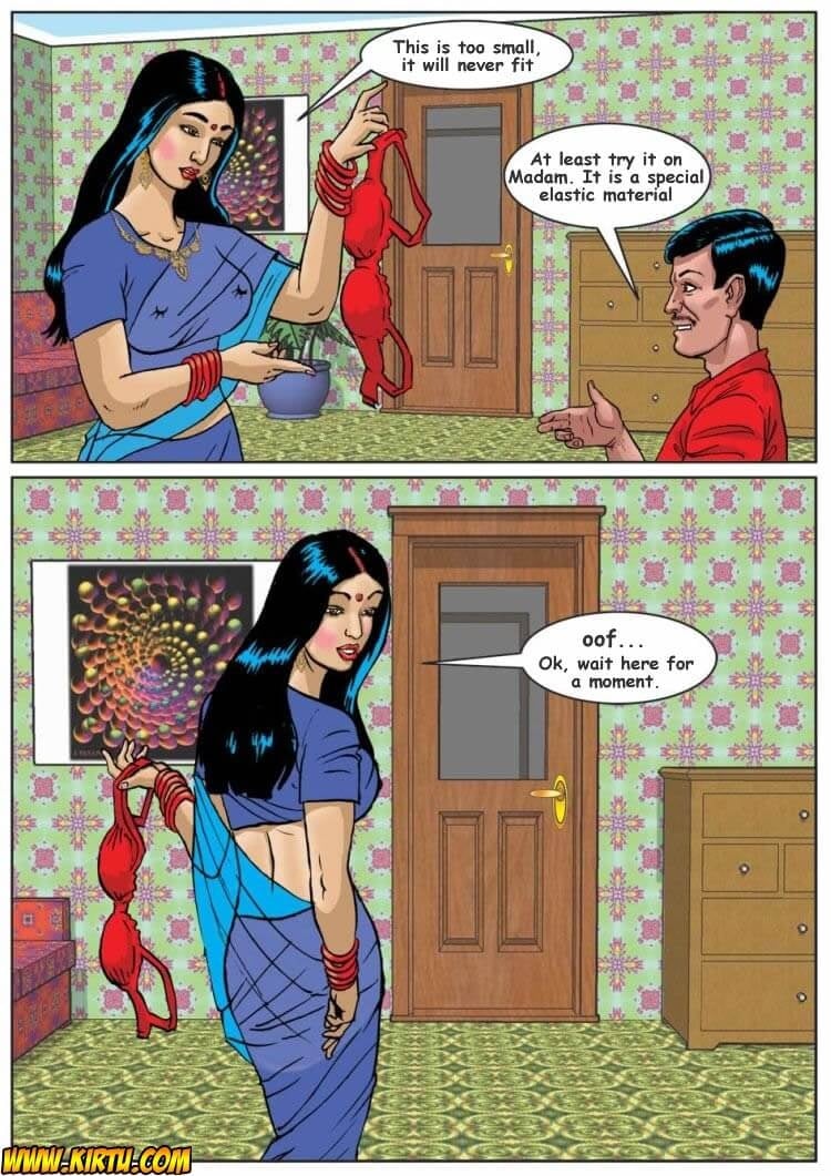 Savita Bhabhi [Kirtu] 1 . Savita Bhabhi - Bra Salesman - Chapter 1 [Kirtu] – page 5
