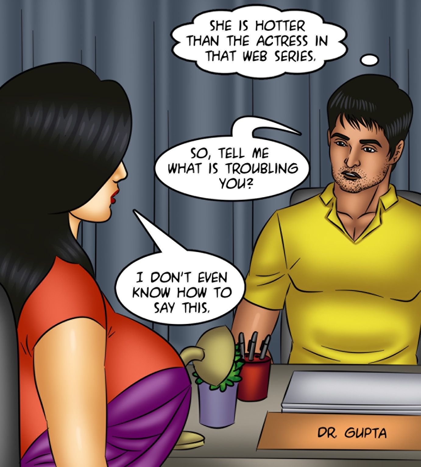 Savita Bhabhi [Kirtu] 121 . Savita Bhabhi - The Queen Of Desires - Chapter 121 [Kirtu] – page 55