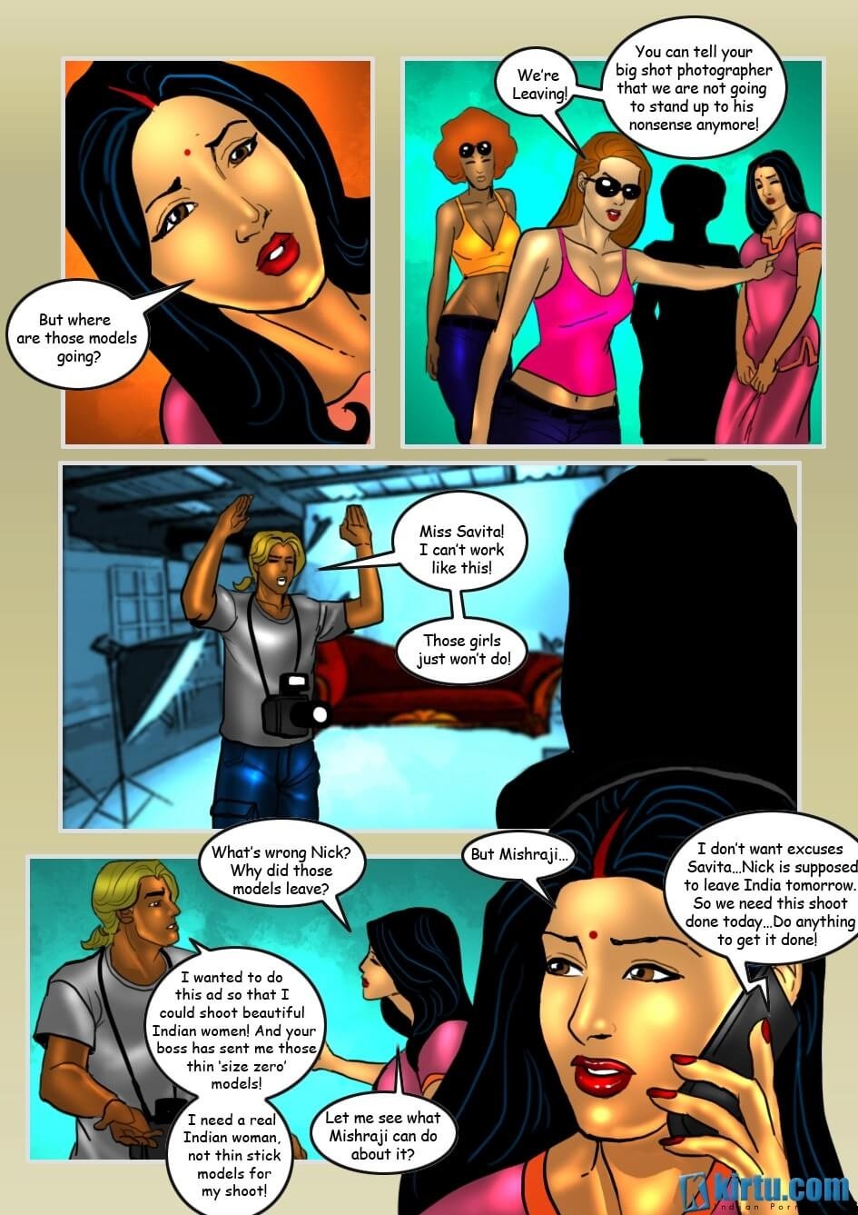 Savita Bhabhi [Kirtu] 26 . Savita Bhabhi - Tho Photo Shoot - Chapter 26 [Kirtu] – page 6