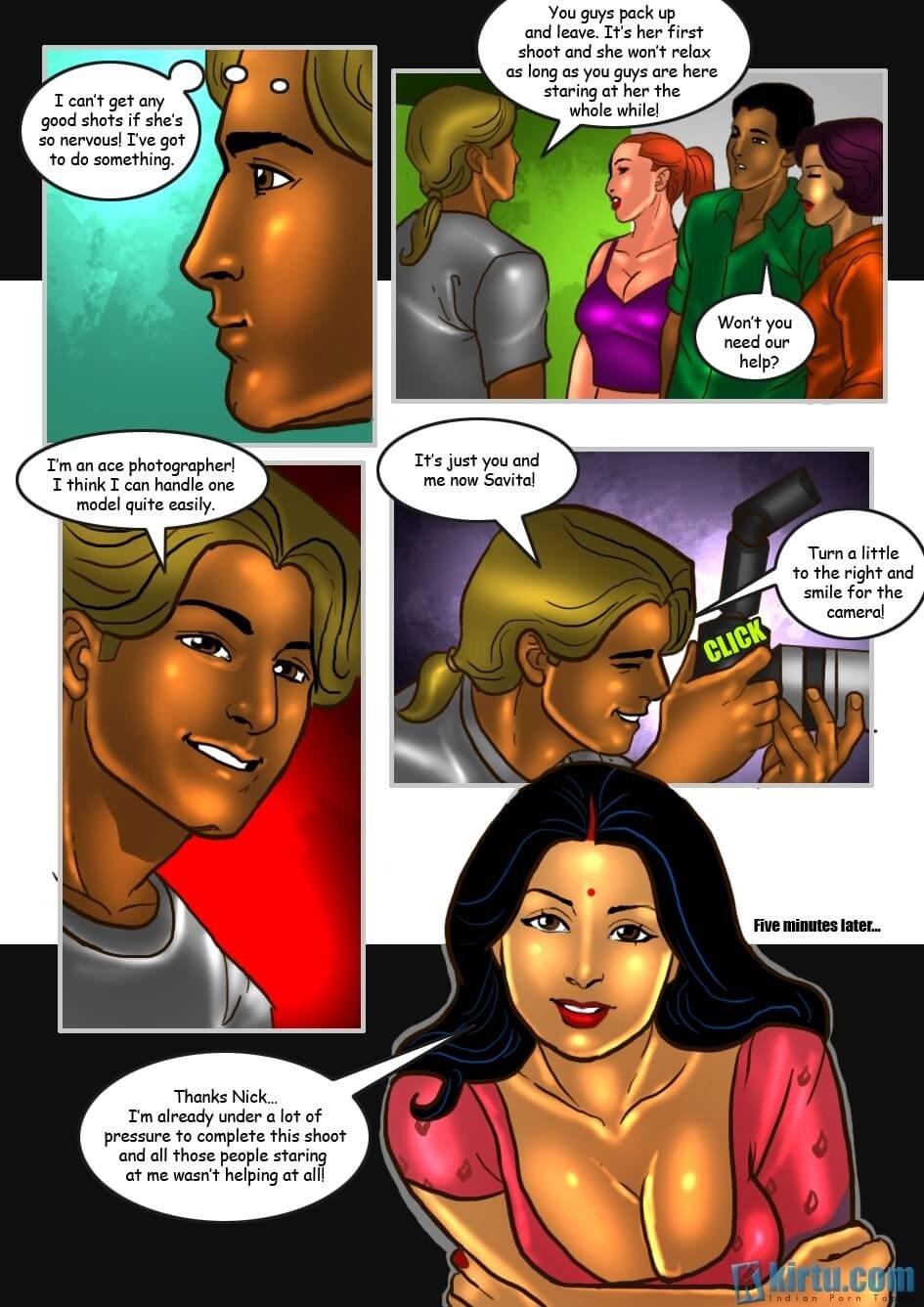 Savita Bhabhi [Kirtu] 26 . Savita Bhabhi - Tho Photo Shoot - Chapter 26 [Kirtu] – page 9