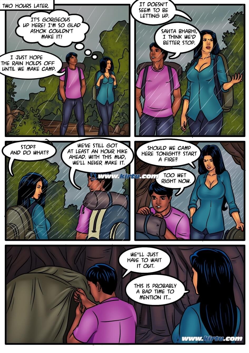 Savita Bhabhi [Kirtu] 51 . Savita Bhabhi - Camping In The Cold - Chapter 51 [Kirtu] – page 9