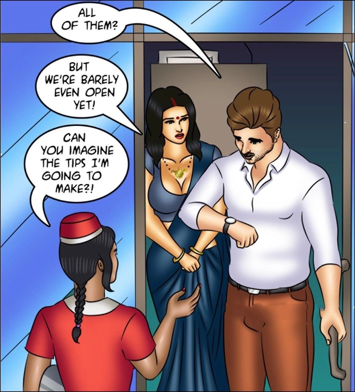 Savita Bhabhi [Kirtu] 143 . Savita Bhabhi - What a Headache! - Chapter 143 - LQ [Kirtu] – page 44