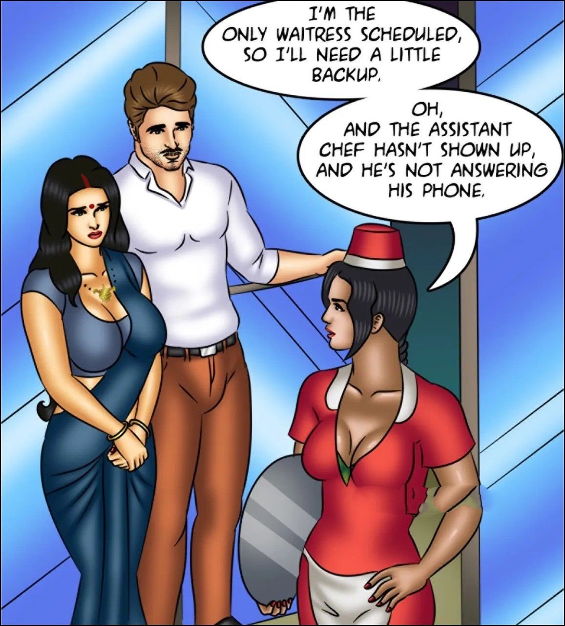 Savita Bhabhi [Kirtu] 143 . Savita Bhabhi - What a Headache! - Chapter 143 - LQ [Kirtu] – page 45