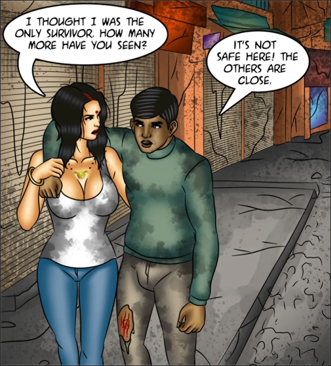 Savita Bhabhi [Kirtu] 151 . Savita Bhabhi - The Last Woman On Earth - Chapter 151 [Kirtu] – page 21
