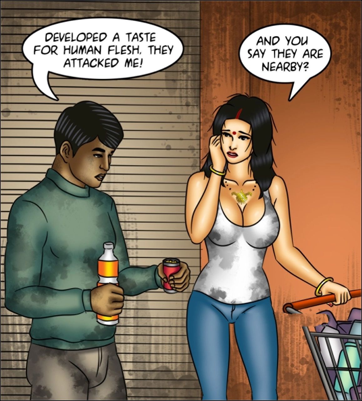 Savita Bhabhi [Kirtu] 151 . Savita Bhabhi - The Last Woman On Earth - Chapter 151 [Kirtu] – page 23