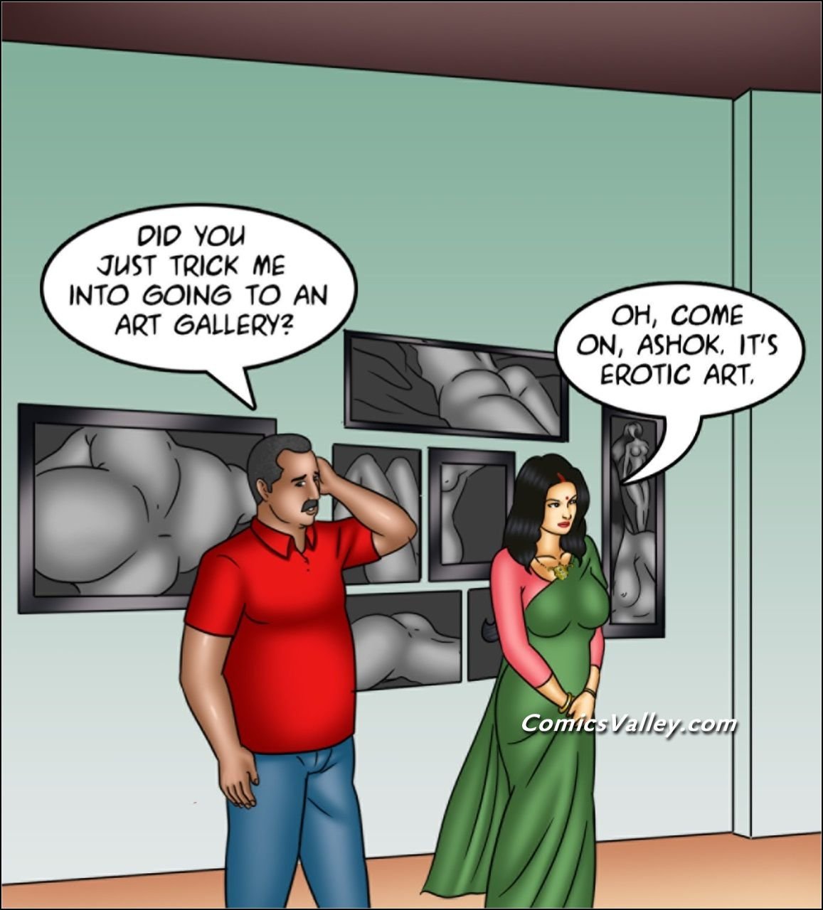 Savita Bhabhi [Kirtu] 147 . Savita Bhabhi - The Artist's Muse 2 - Chapter 147 - LQ [Kirtu] – page 109