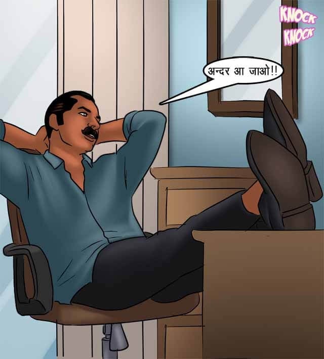 Savita Bhabhi [Kirtu] 77.5 . Savita Bhabhi - अतिरिक्त समय का काम - Chapter 77 - Hindi [Kirtu] – page 35