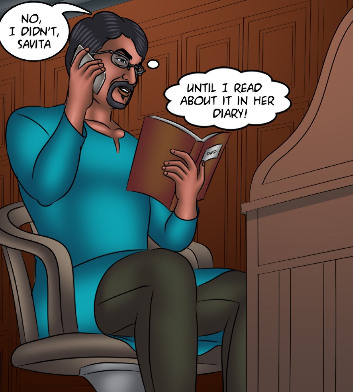 Savita Bhabhi [Kirtu] 132 . Savita Bhabhi - A Ghost Story - Chapter 132 [Kirtu] – page 38