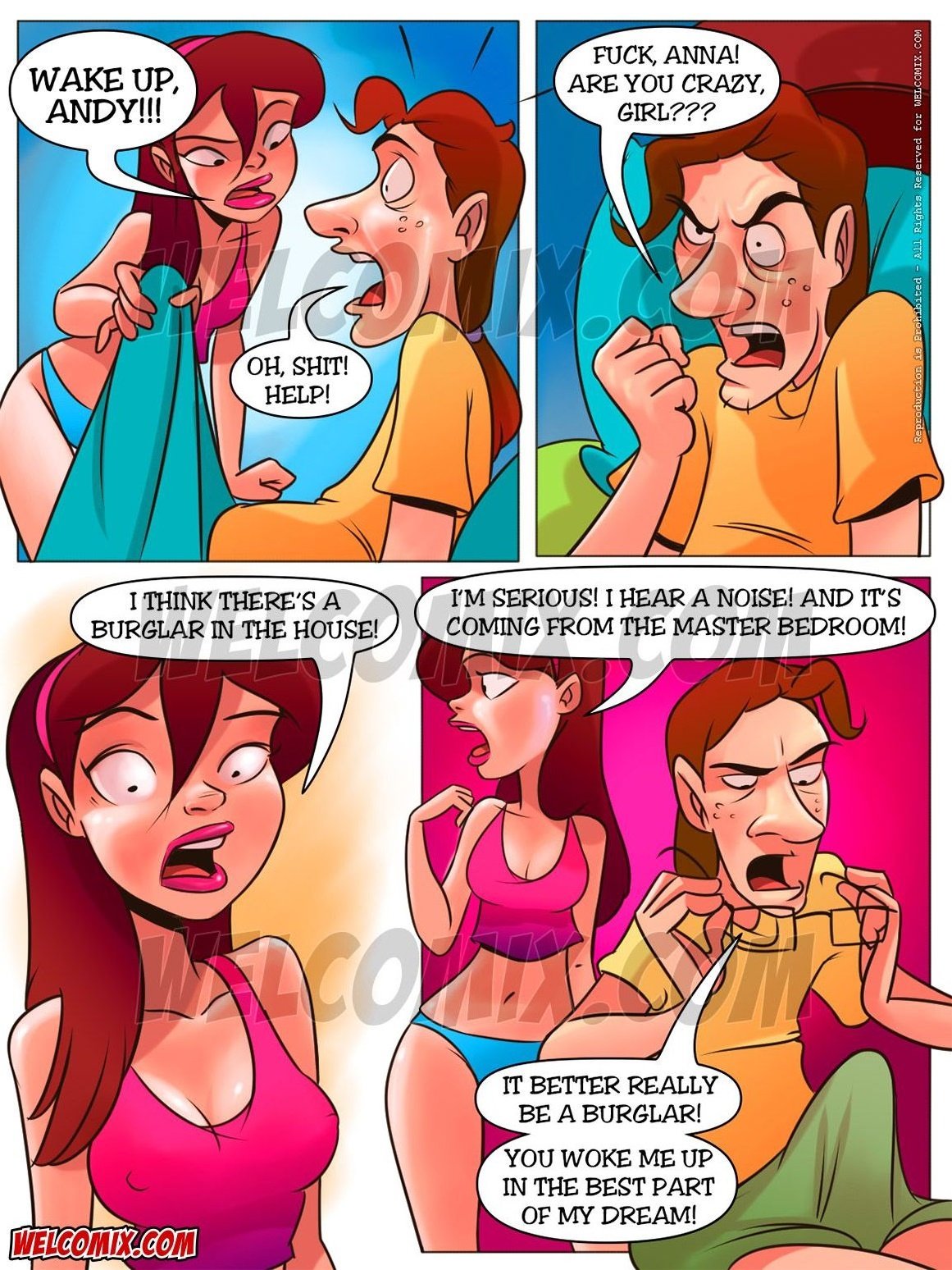 Naughty Fam [WC | TF] 8 . Naughty Fam - Spying Behind The Door - Chapter 8 [WC | TF] – page 4