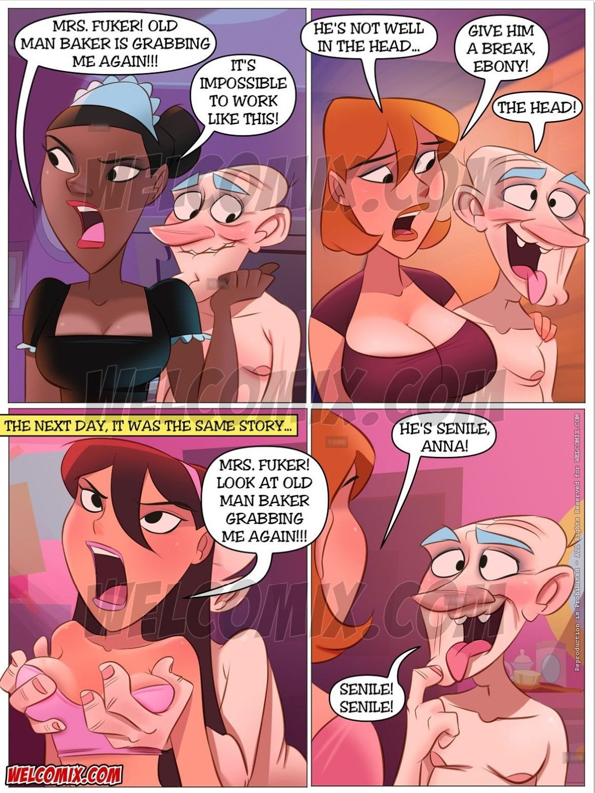 Naughty Fam [WC | TF] 33 . Naughty Fam - Old Man Baker Went Senile - Chapter 33 [WC | TF] – page 3