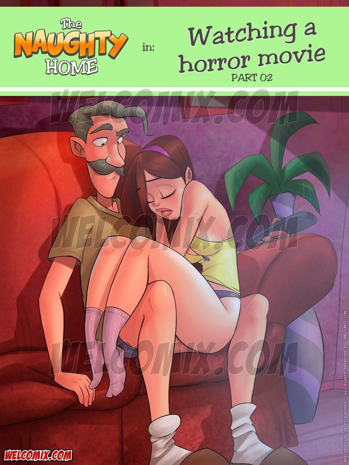 Naughty Fam [WC | TF] 14 . Naughty Fam - Watching A Horror Movie 2 - Chapter 14 [WC | TF] – page 1
