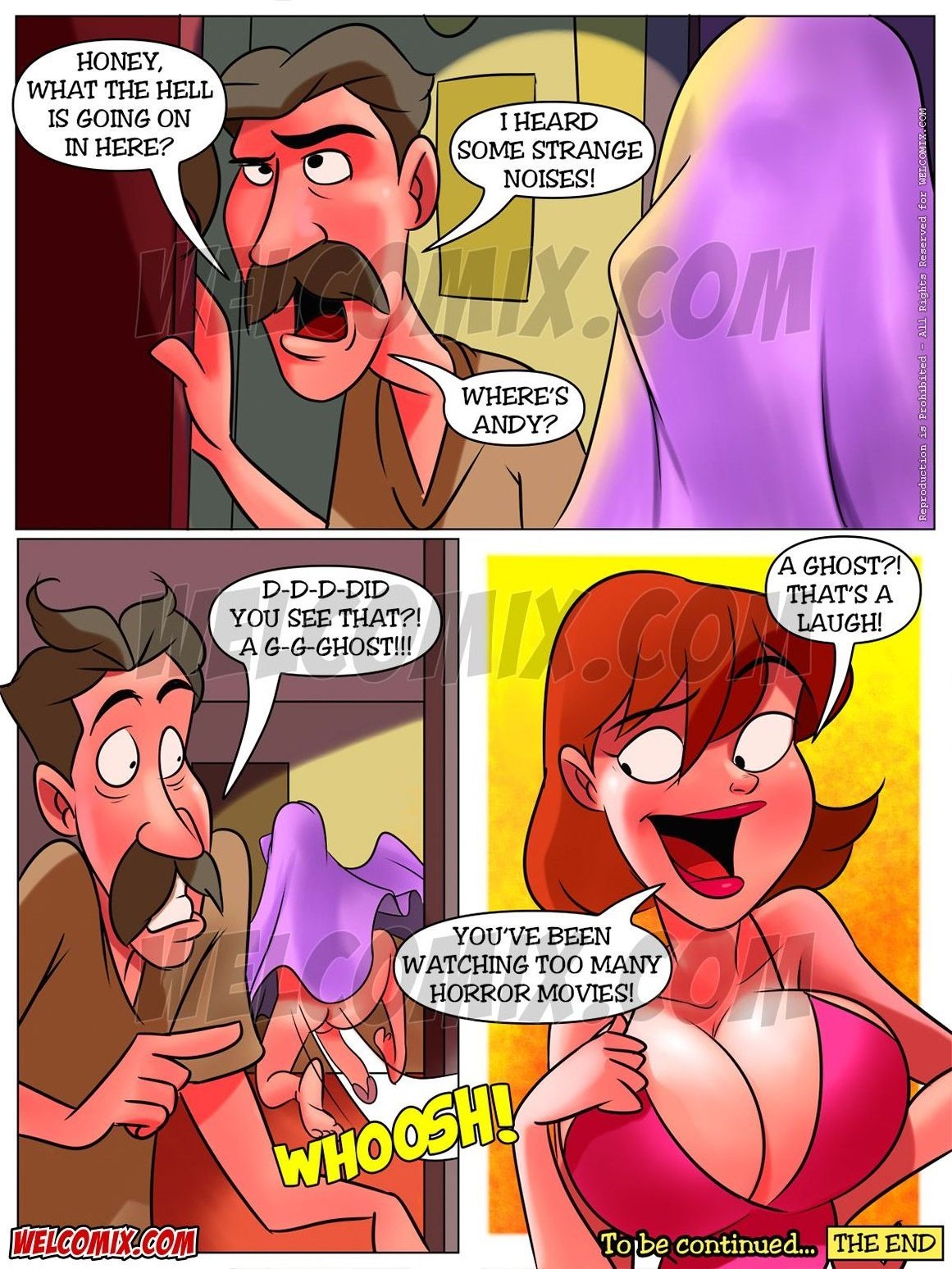 Naughty Fam [WC | TF] 13 . Naughty Fam - Watching A Horror Movie 1 - Chapter 13 [WC | TF] – page 15