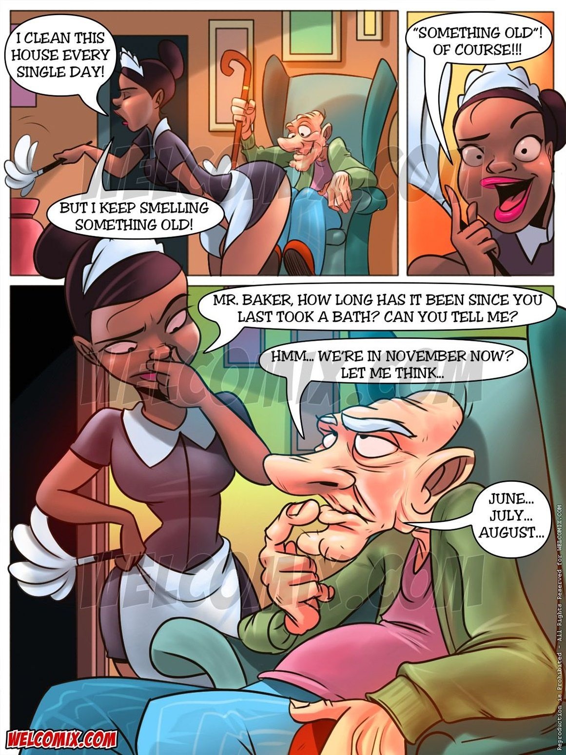 Naughty Fam [WC | TF] 7 . Naughty Fam - Giving The Old Man A Bath - Chapter 7 [WC | TF] – page 2