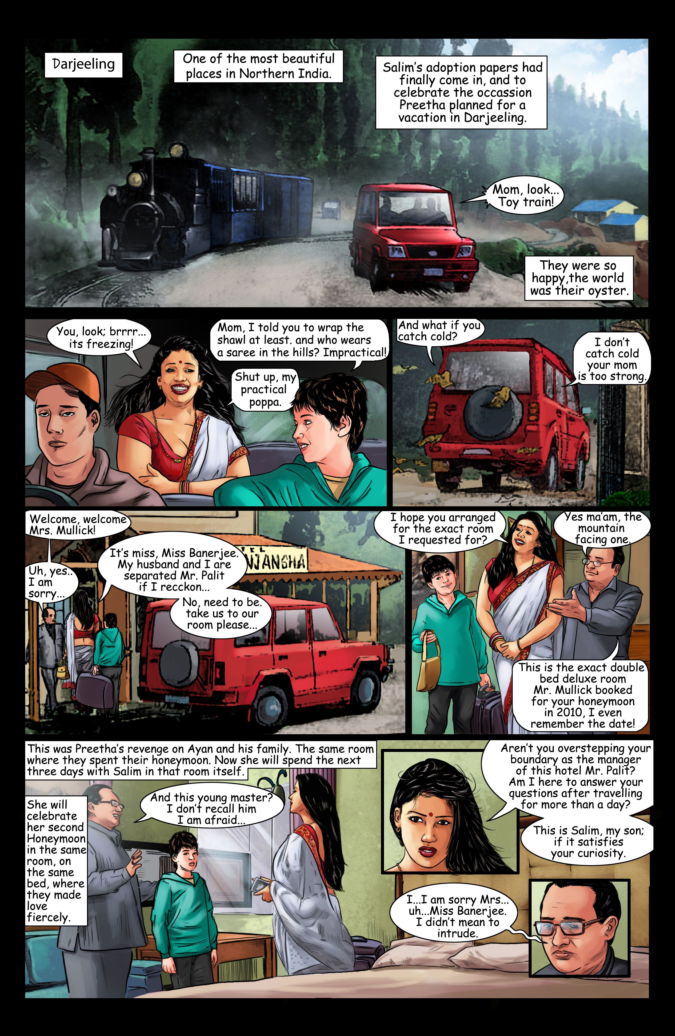 Motherhood – A Tale Of Love [Amarsroshta] 2 . Honeymoon In Darjeeling - I - Chapter 2 [Amarsroshta] – page 2