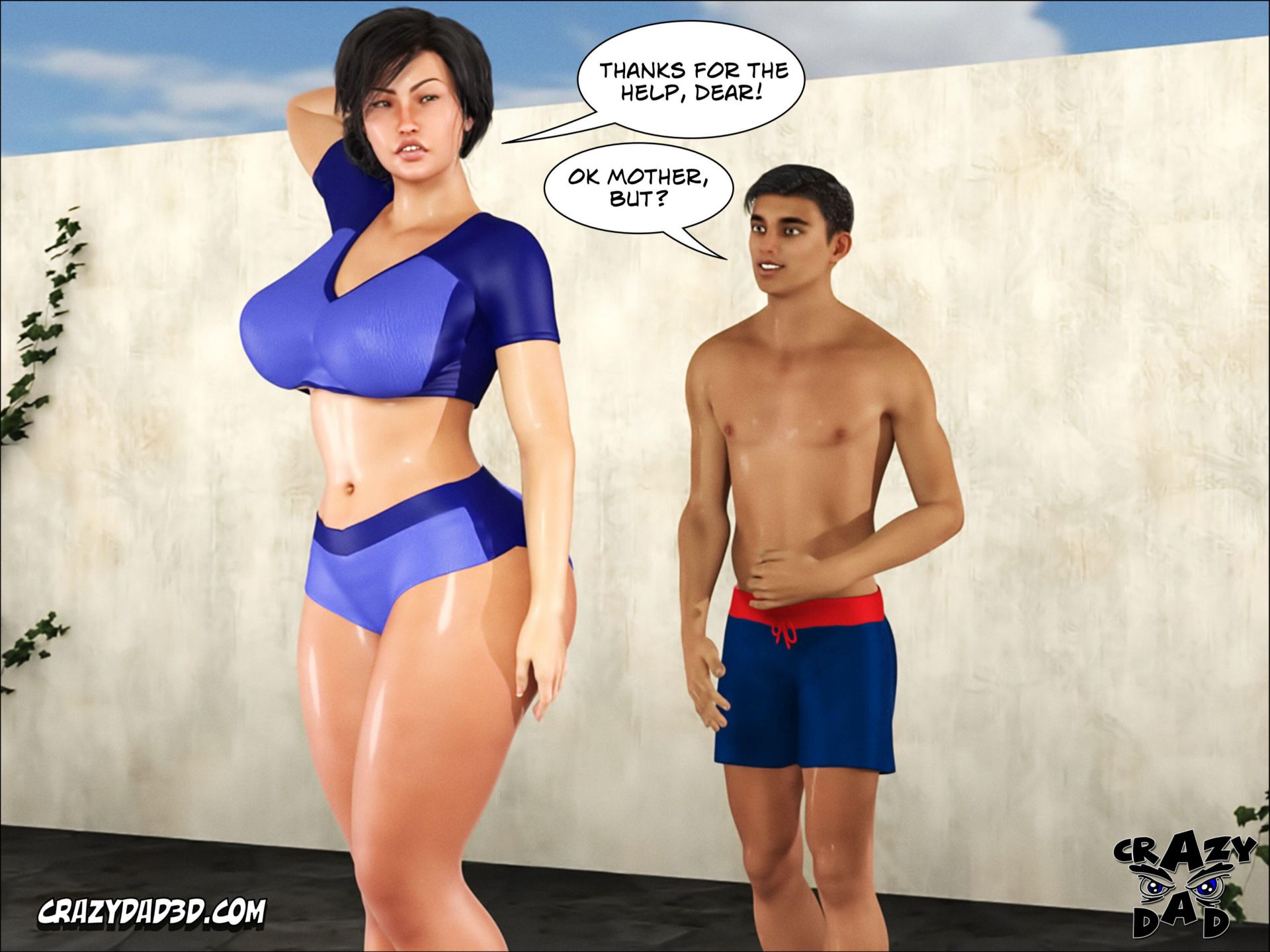 Mother Desire Forbidden [CrazyDad3D] 4 . Mother Desire Forbidden - Chapter 4 [CrazyDad3D] – page 49