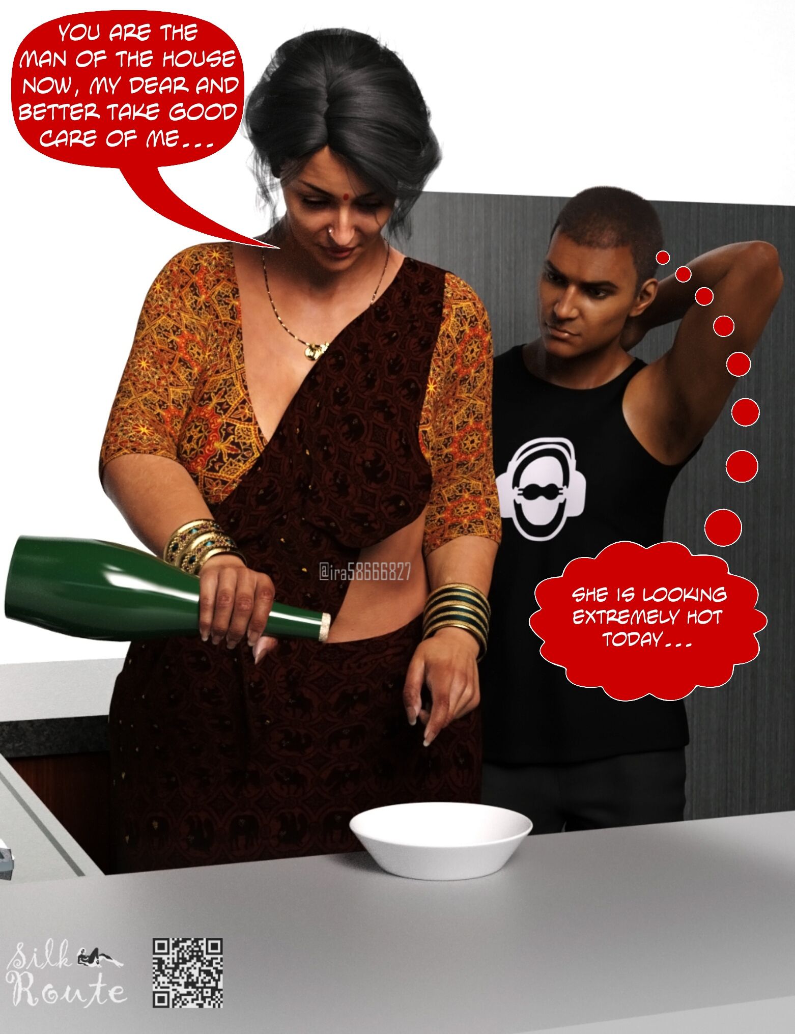 Silk Route – Mom &amp; Me [Ira Raman] 10.1 . Silk Route - Mom & Me - Chapter 10 - Part 1 [Ira Raman] – page 7