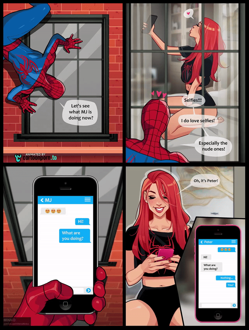 Mary Jane and unexpected visitor ANIMATED (Spider-Man) [Olena Minko] 1. Mary Jane And Unexpected Visitor (Spider-Man) [Olena Minko] - Chapter 1 – page 1