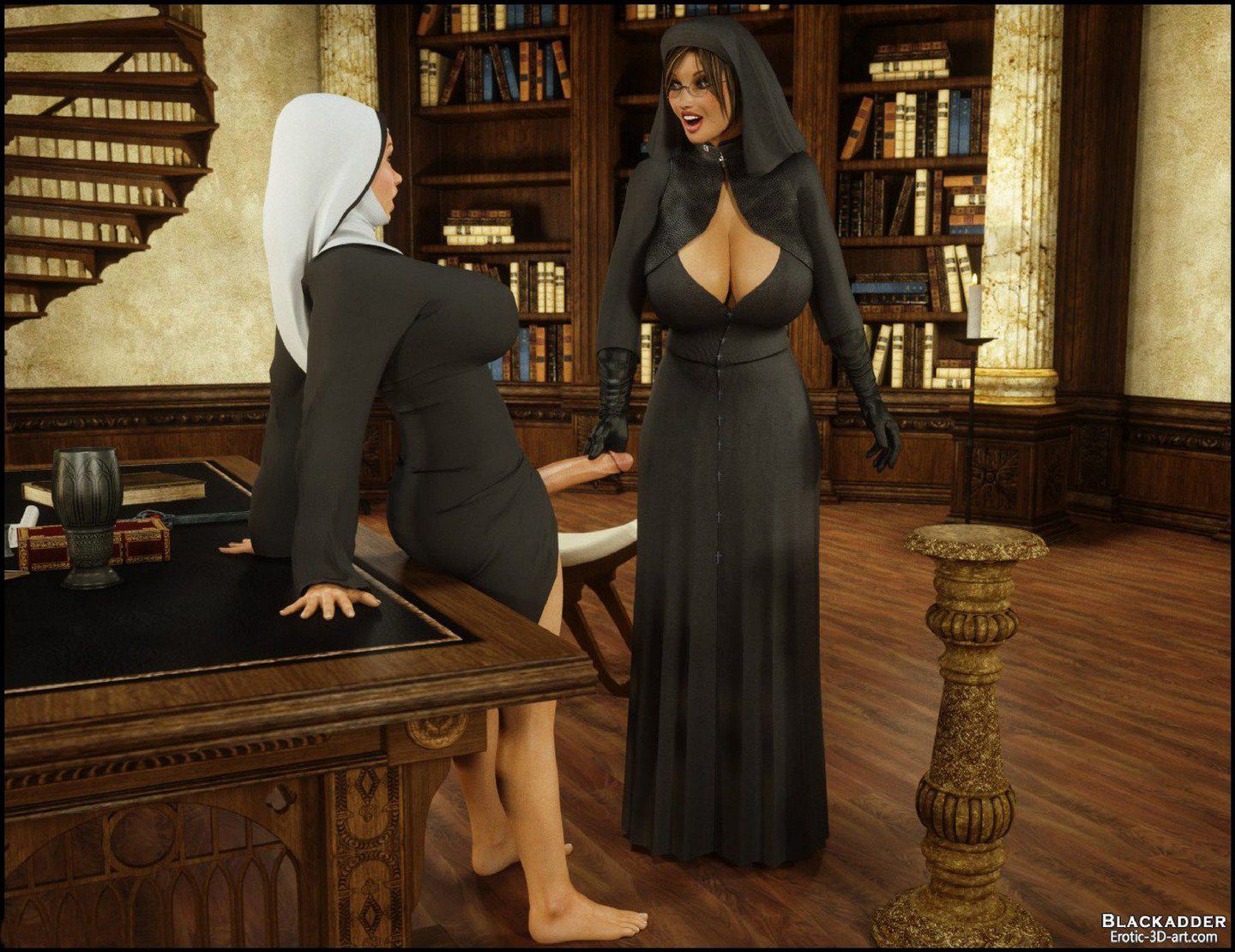 Dickgirls [Blackadder] 6 . Dickgirls - Gisela, Sara - Chapter 6 [Blackadder] – page 8