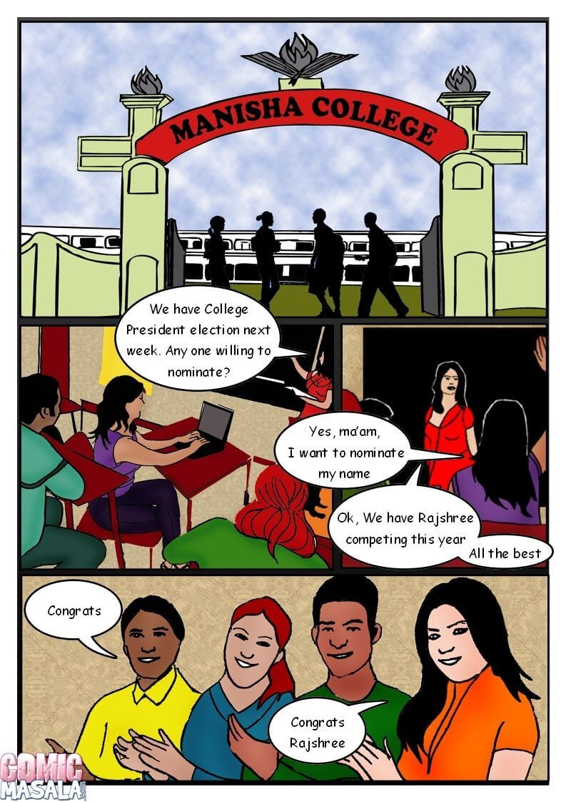 Fan Series [Kirtu] 5 . Fan Series - College Election - Chapter 5 [Kirtu] – page 2