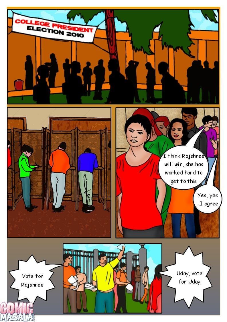 Fan Series [Kirtu] 5 . Fan Series - College Election - Chapter 5 [Kirtu] – page 25