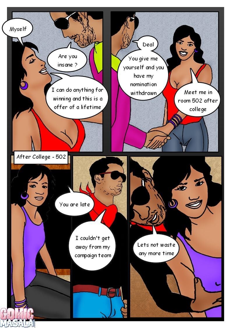Fan Series [Kirtu] 5 . Fan Series - College Election - Chapter 5 [Kirtu] – page 6