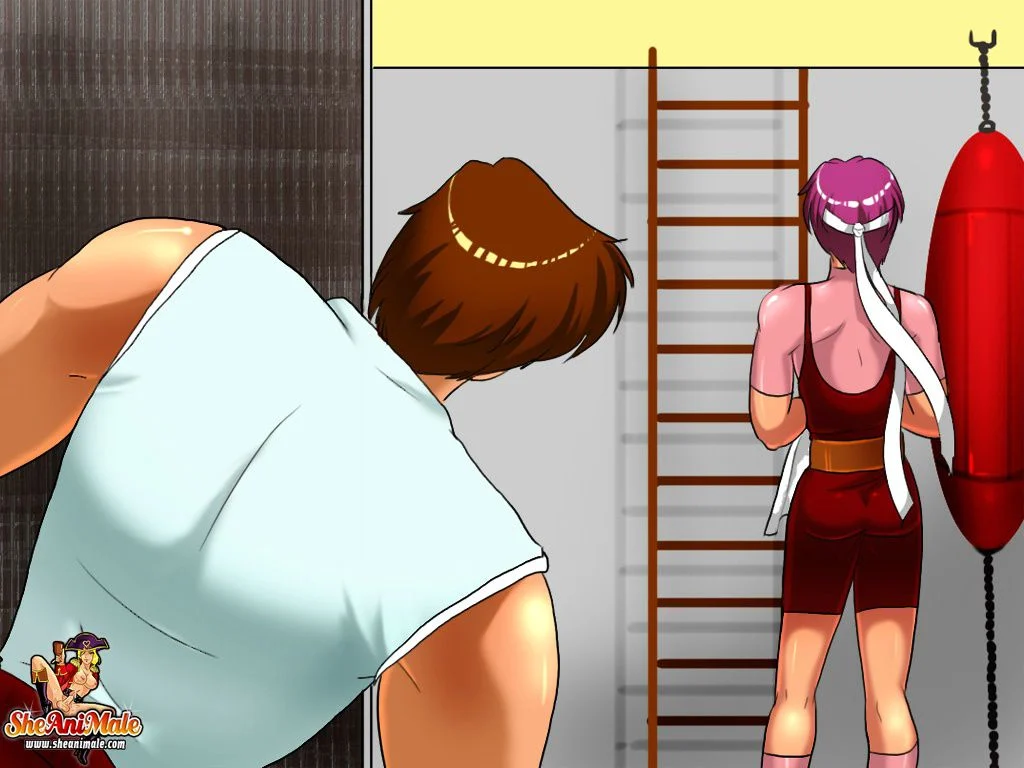 Anime Style Comics 1 [SheAniMale] Wrestler Relaxation 2 - [SheAniMale] – page 1
