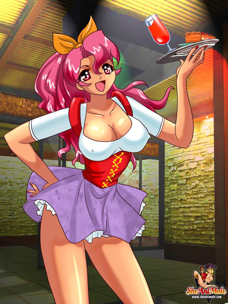 Anime Style Comics 1 [SheAniMale] The Waitress - [SheAniMale] – page 1