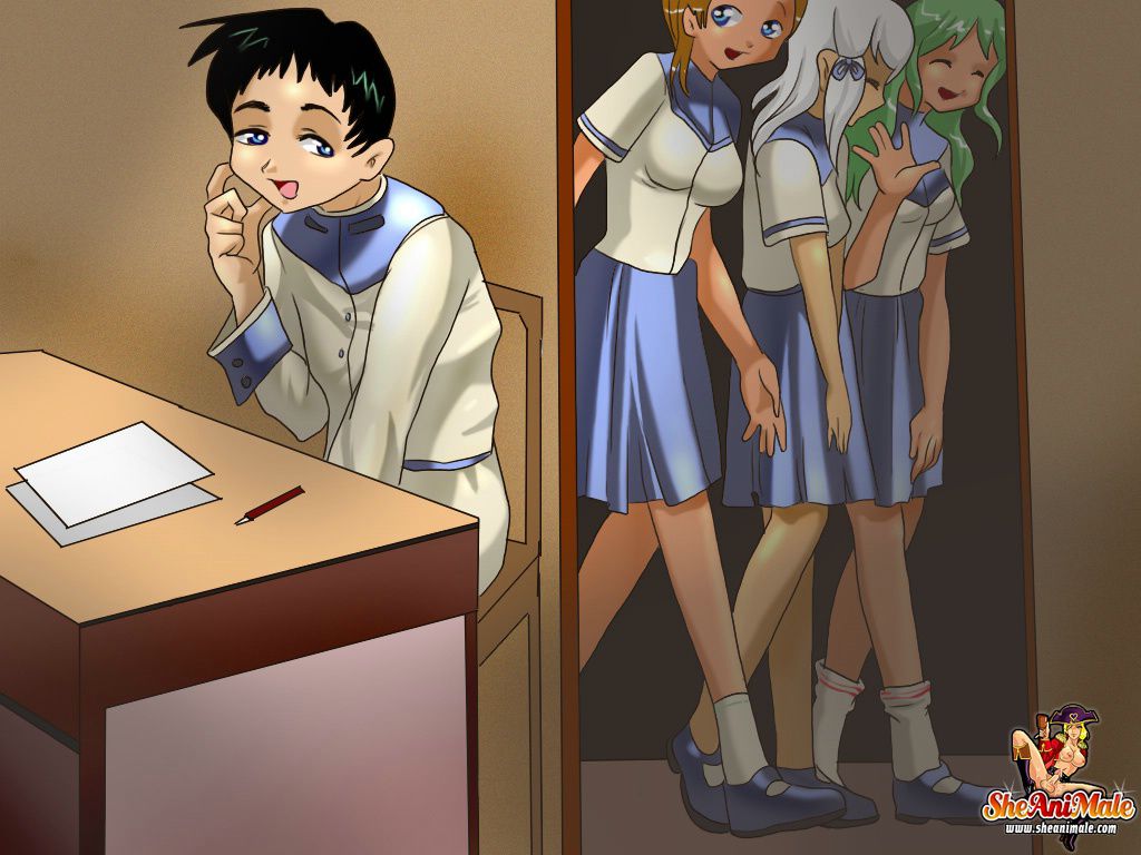 Anime Style Comics 1 [SheAniMale] Detention Surprise - [SheAniMale] – page 3