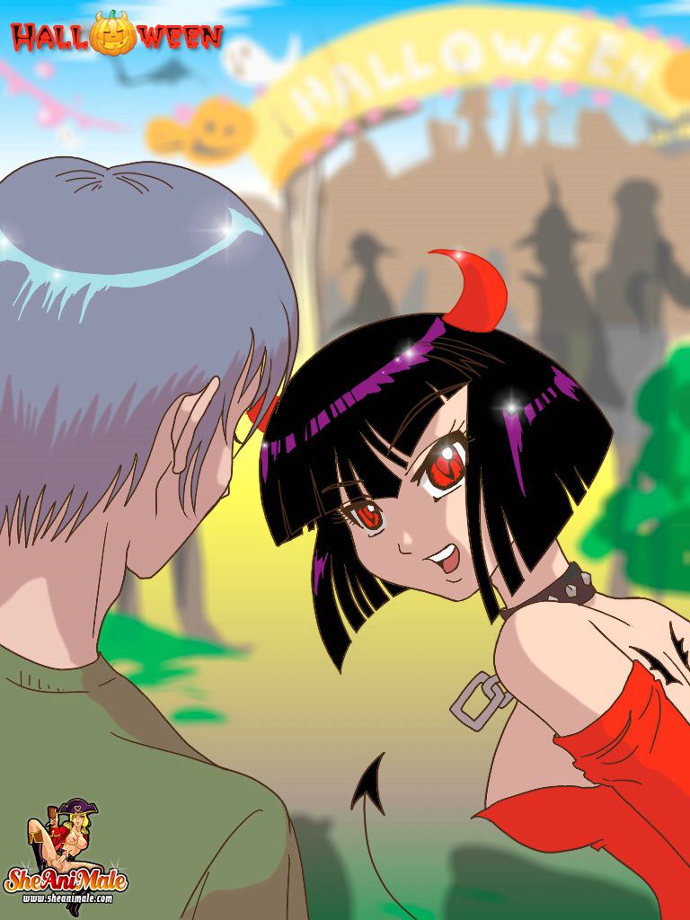 Anime Style Comics 1 [SheAniMale] Heaven And Hell-oween - [SheAniMale] – page 1