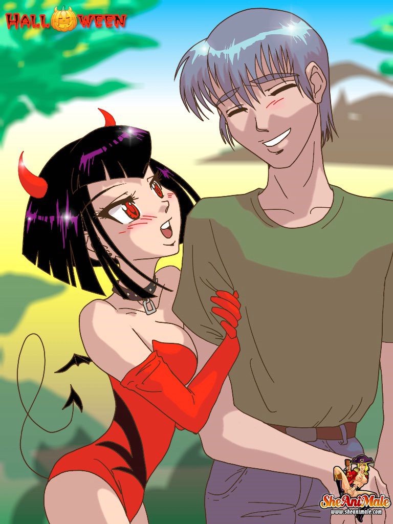 Anime Style Comics 1 [SheAniMale] Heaven And Hell-oween - [SheAniMale] – page 2