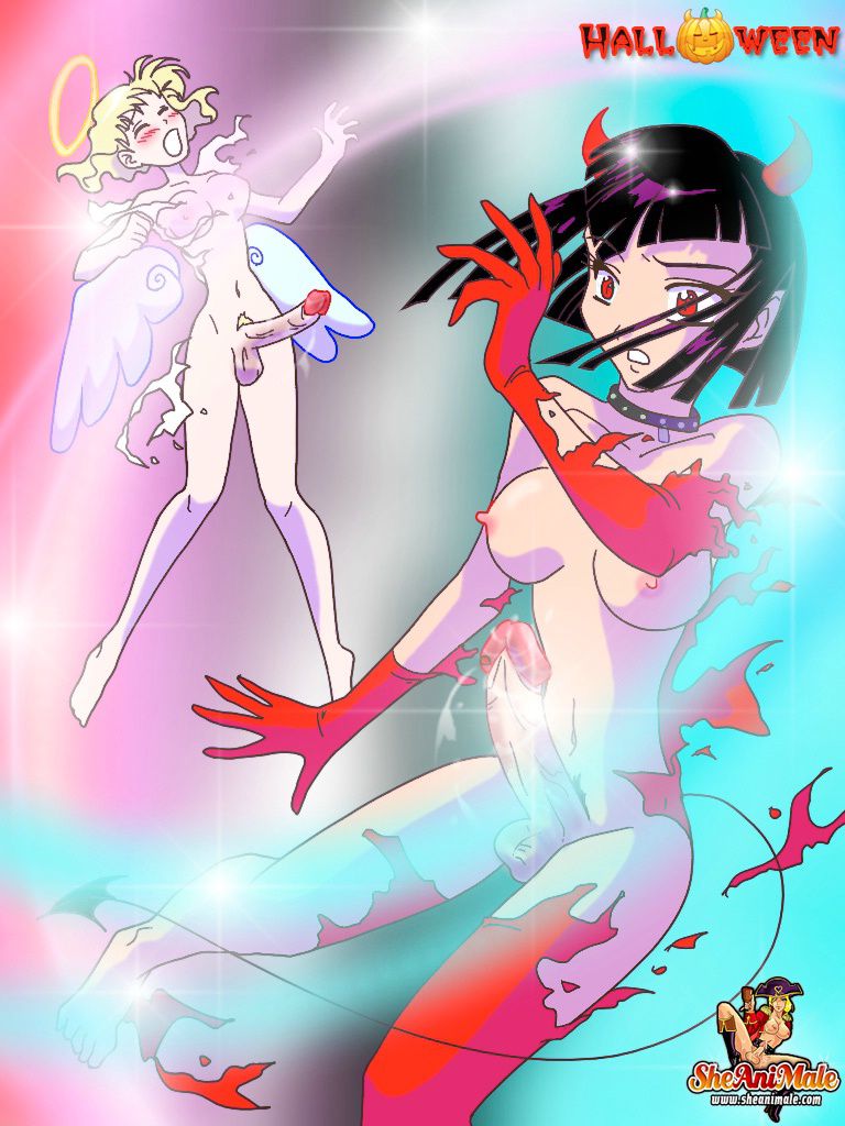 Anime Style Comics 1 [SheAniMale] Heaven And Hell-oween - [SheAniMale] – page 6